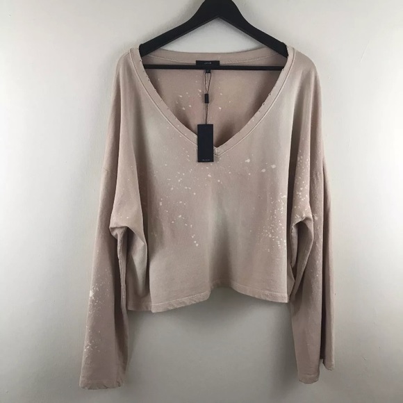 Joe's Jeans Tops - Joe’s Jeans Cropped Top Bell Sleeves Light Wash XL